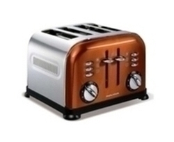 Morphy Richards Accents 44744 4-Slice Toaster - Copper